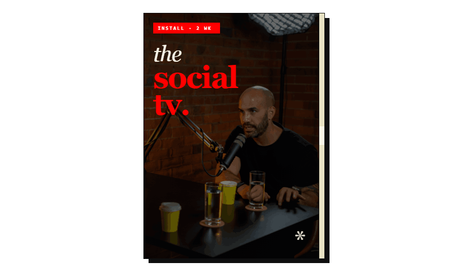 Social TV Show Setup Session