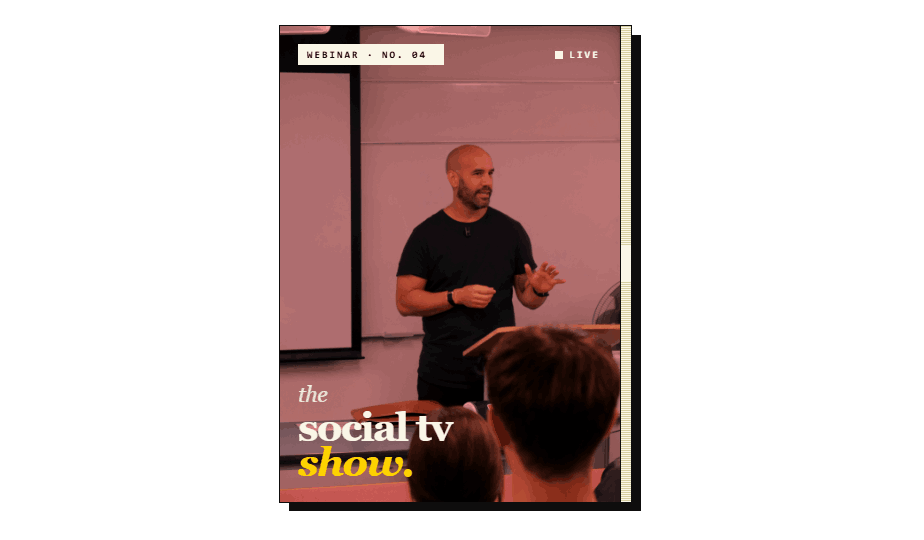 Social TV Show Webinar